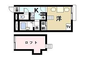 奈良県天理市豊井町（賃貸アパート1K・2階・20.28㎡） その2