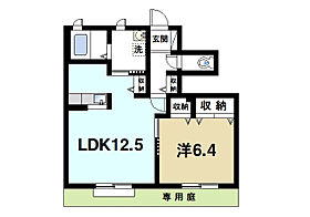 サンプレジール  ｜ 奈良県大和郡山市池沢町（賃貸アパート1LDK・1階・46.90㎡） その2