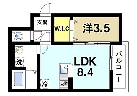 ALEGRIA富雄  ｜ 奈良県奈良市三碓1丁目（賃貸アパート1LDK・2階・30.50㎡） その2