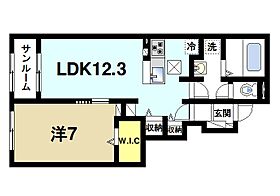 クラール北永井A  ｜ 奈良県奈良市北永井町353-1（賃貸アパート1LDK・1階・50.42㎡） その2