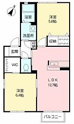 シャーメゾン空港南　D棟 2階