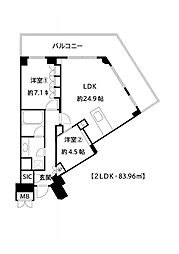 ザ・パークハウス福岡タワーズWEST 25階