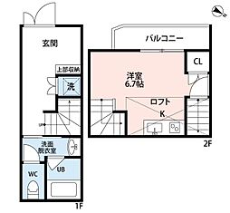 クワトロ・ヴィラ竹下 2階