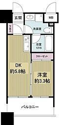 間取図画像 1DK