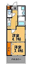 間取図画像 2K