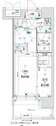 グランフォーレ博多駅東スタイル 1LDKの間取図画像