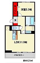 D-room白木原  ｜ 福岡県大野城市白木原５丁目（賃貸アパート1LDK・1階・44.21㎡） その2