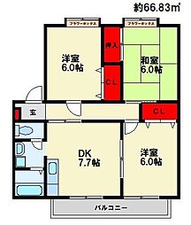 サンガーデン中原 2階
