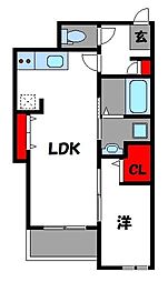 間取図画像 1LDK