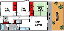 間取図画像 3LDK