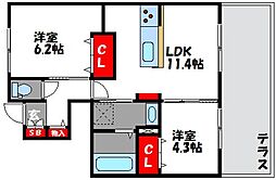 D-room三苫 1階/101