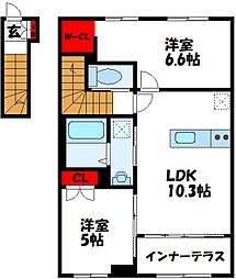 JR鹿児島本線 福間駅 徒歩9分 2階/-