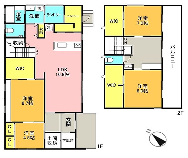 間取りを拡大表示
