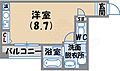 シンプルライフ新開地210階5.5万円