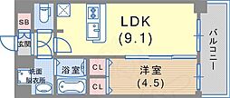 間取図画像 1LDK