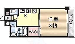 THREEDEER 1Kの間取図画像