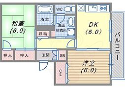 関守ハイツ 2階