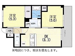 エステムプラザ神戸西4インフィニティ 1LDKの間取図画像
