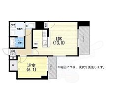 プレサンスKOBEグレンツ 1LDKの間取図画像