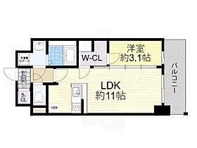 リヴェント福島野田  ｜ 大阪府大阪市福島区吉野１丁目19番16号（賃貸マンション1LDK・6階・36.32㎡） その2