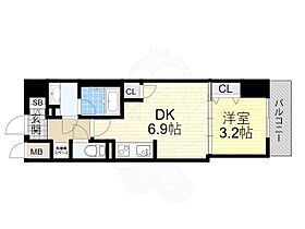 Dimora靭公園  ｜ 大阪府大阪市西区京町堀２丁目1番22号（賃貸マンション1DK・10階・28.31㎡） その2