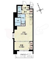 大阪府大阪市福島区吉野４丁目25番7号（賃貸マンション1LDK・3階・40.01㎡） その2