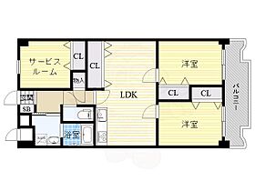 コープ野村梅田A棟  ｜ 大阪府大阪市北区鶴野町（賃貸マンション2LDK・12階・75.60㎡） その2