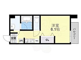 大阪府大阪市西区京町堀１丁目（賃貸マンション1K・7階・25.38㎡） その2