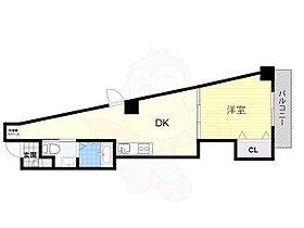 大阪府大阪市中央区谷町８丁目（賃貸マンション1DK・6階・29.01㎡） その2