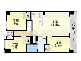 大阪府大阪市北区豊崎７丁目6番4号（賃貸マンション3LDK・7階・63.31㎡） その2