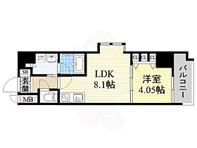 アーデン四ツ橋プライマリーワン  ｜ 大阪府大阪市西区新町１丁目24番3号（賃貸マンション1LDK・9階・31.20㎡） その2