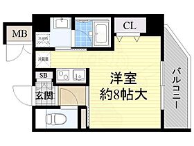 大阪府大阪市福島区吉野４丁目20番3号（賃貸マンション1R・5階・26.95㎡） その2