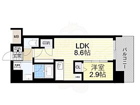 大阪府大阪市都島区東野田町４丁目（賃貸マンション1LDK・5階・30.79㎡） その2