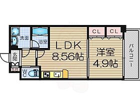 大阪府大阪市北区大淀北１丁目（賃貸マンション1LDK・3階・38.65㎡） その2