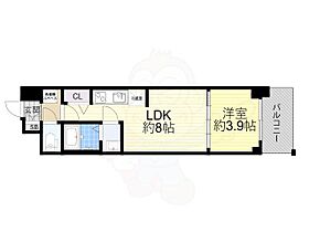 大阪府大阪市中央区博労町１丁目4番8号（賃貸マンション1LDK・8階・27.93㎡） その2