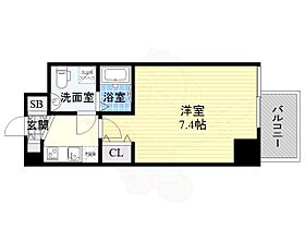 大阪府大阪市中央区島町２丁目（賃貸マンション1K・13階・23.80㎡） その2