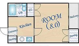 ハマサキマンション 4階/-