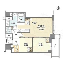 ブランズタワー梅田NORTH 46階/-