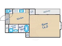 クイーンズコート天満 6階