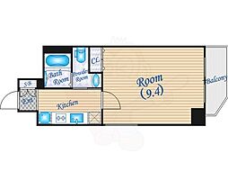 ヴィラタワー谷町 6階