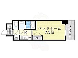 プランドール北浜 9階/-