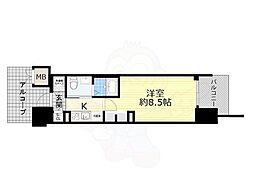 エステムプラザ梅田・中崎町3ツインマークスNR 2階/-