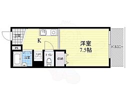 メゾン・ド・ゴトウ ワンルームの間取図画像