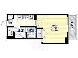 みおつくし西梅田3 1Kの間取図画像