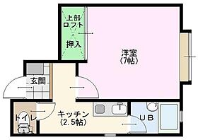 ラフォーレ清水　Ｂ 110 ｜ 石川県河北郡津幡町字清水（賃貸アパート1K・1階・23.83㎡） その2