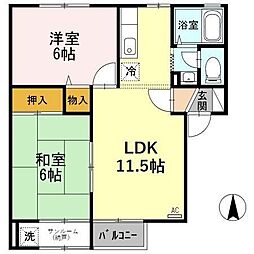 間取図画像 2SLDK