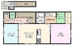 澪II 2階2LDKの間取り