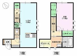 ヴェルスタンド 1LDKの間取図画像