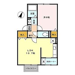 リモーネ 1LDKの間取図画像