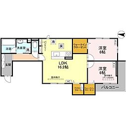 向日葵 2LDKの間取図画像